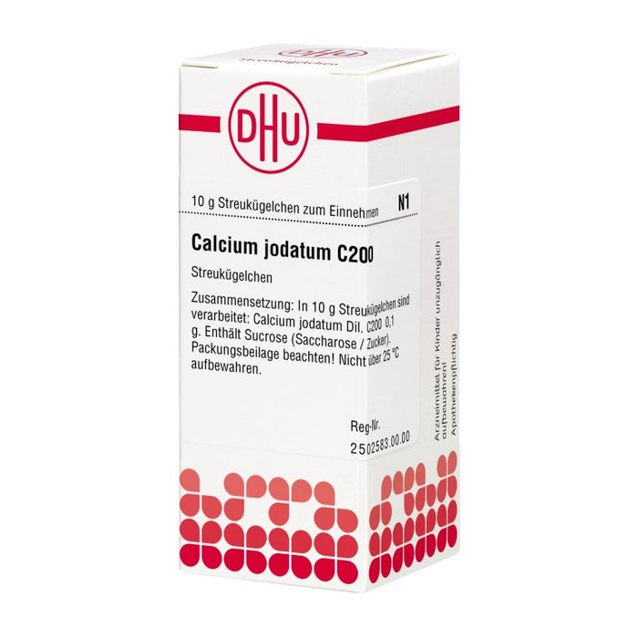 DHU Calcium jodatum C200 Streukügelchen, 10 g Globuli