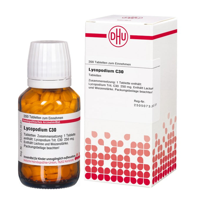 DHU Lycopodium C30 Tabletten, 200 St. Tabletten