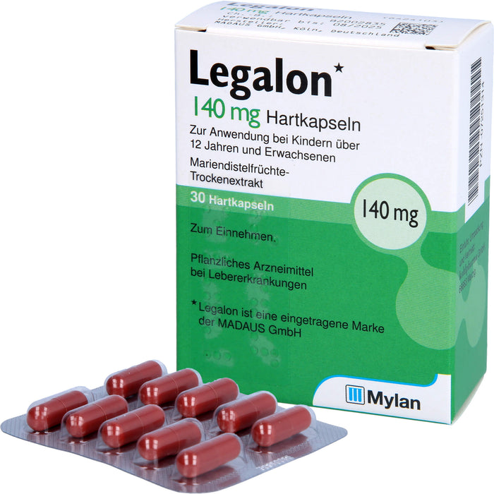 Legalon 140 kohlpharma Hartkapseln, 30 pc Capsules