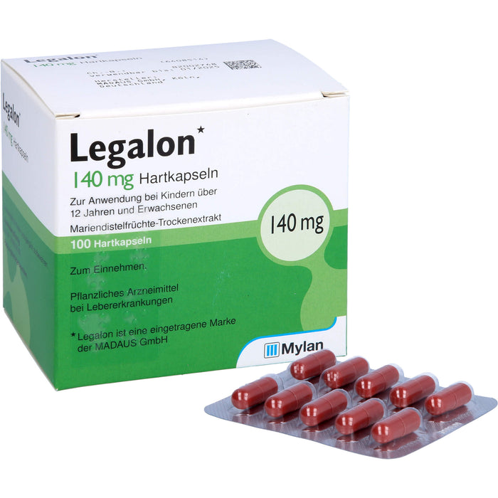 Legalon 140 kohlpharma Hartkapseln, 100 St HKP