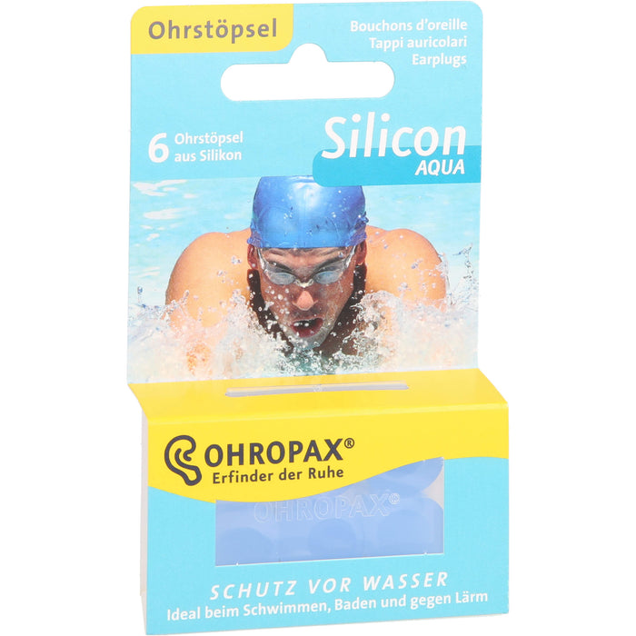 OHROPAX Silicon Aqua, 5 pcs. Earplugs