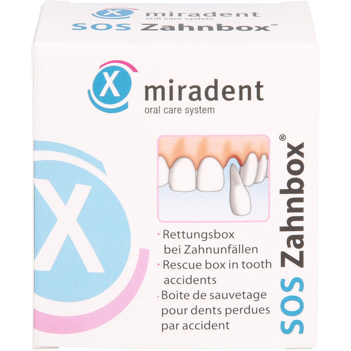 miradent SOS Zahnbox Rettungsbox bei Zahnunfällen, 1 pc Ampoules