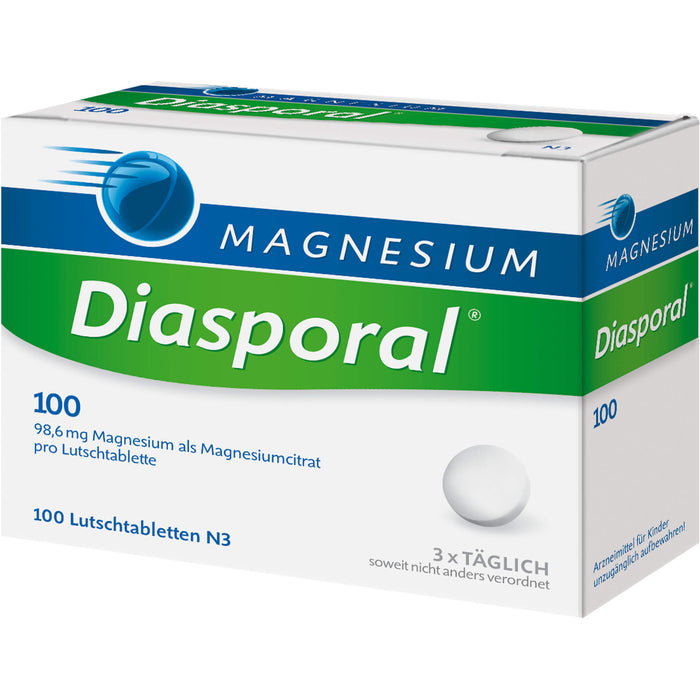 Magnesium Diasporal 100 Lutschtabletten, 100 pcs. Tablets