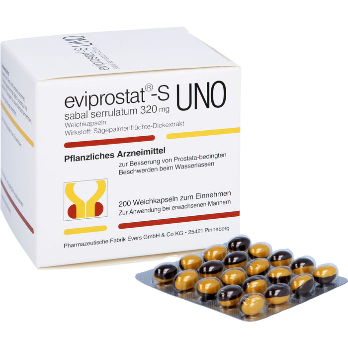 eviprostat-S sabal serrulatum 320 mg UNO; Weichkaps., 200 St KAP