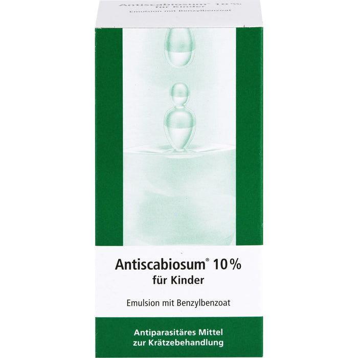 Antiscabiosum 10 % für Kinder Emulsion gegen Krätze, 200 g Solution