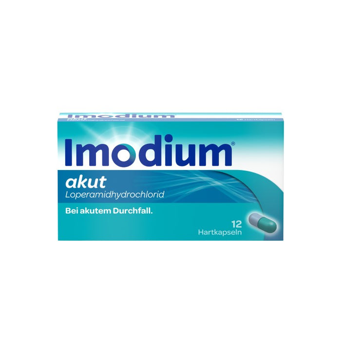 Imodium akut Hartkapseln bei akutem Durchfall, 12 St. Kapseln