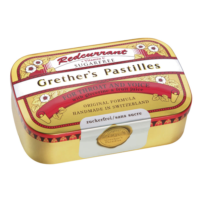 Grether´s Pastillen Redcurrant zuckerfrei, 110 g Pastilles