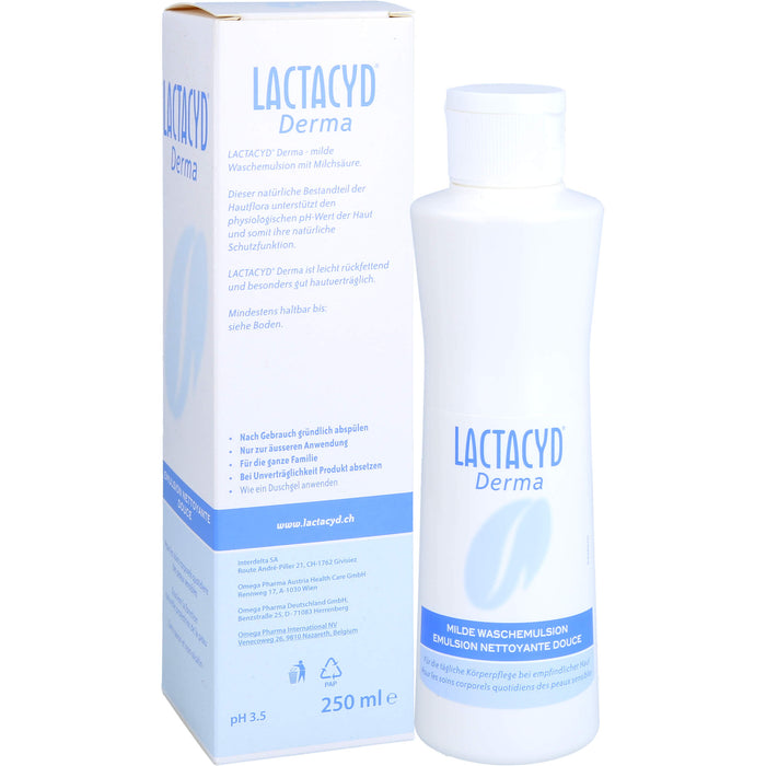 LACTACYD Derma milde Waschemulsion, 250 ml Lösung