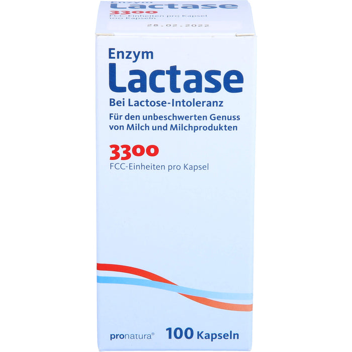 Pro Natura Lactase 3300 FCC 200 mg Kapseln, 100 pc Capsules