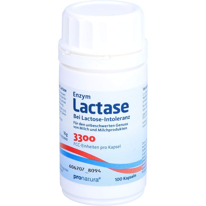 Pro Natura Lactase 3300 FCC 200 mg Kapseln, 100 pcs. Capsules