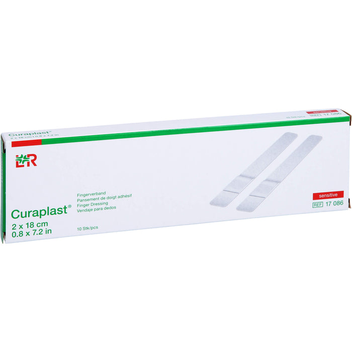 CURAPLAST FINGER VERBAND SENSITIV 2X18, 10 St PFL