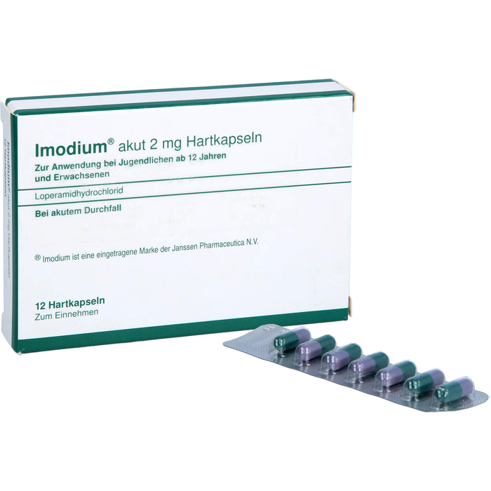 Imodium akut Kapseln Reimport Kohlpharma, 12 St. Kapseln