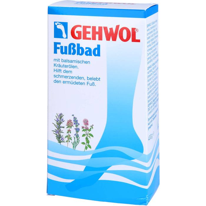 GEHWOL Fußbad mit balsamischen Kräuterölen, 400 g Additif pour le bain