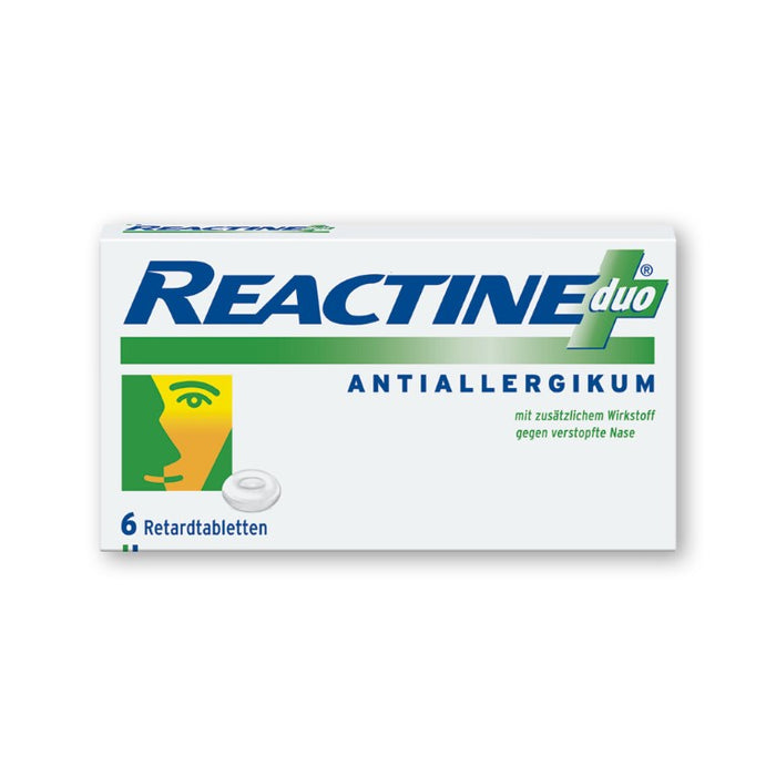 REACTINE duo Retardtabletten, 6 pcs. Capsules