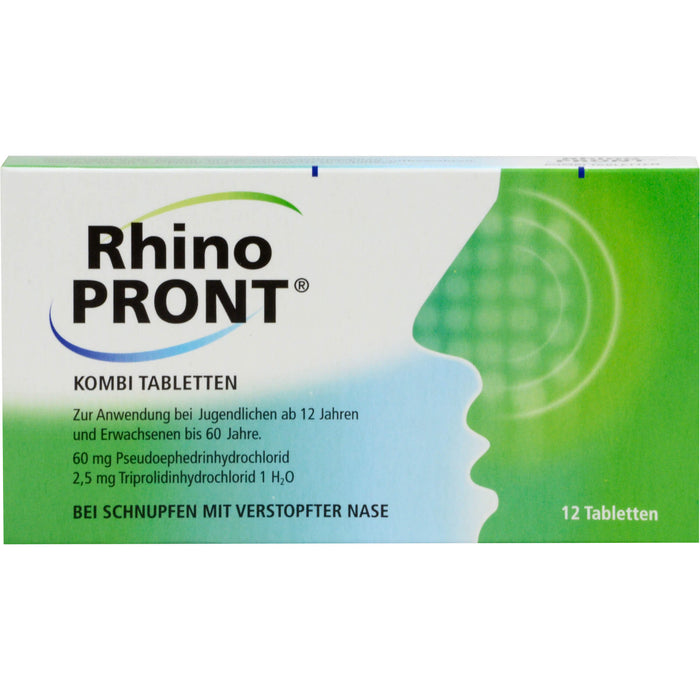 RhinoPRONT Kombi Tabletten, 12 pc Tablettes