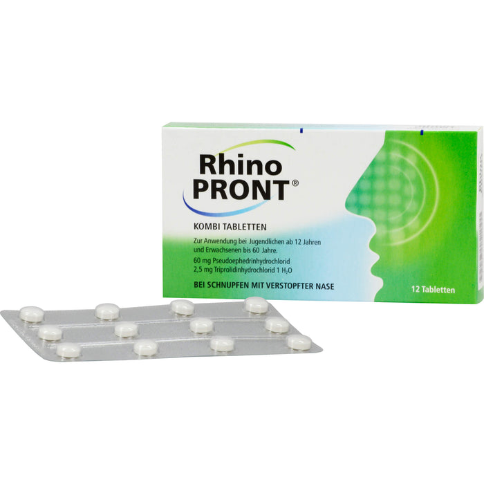 RhinoPRONT Kombi Tabletten, 12 pcs. Tablets