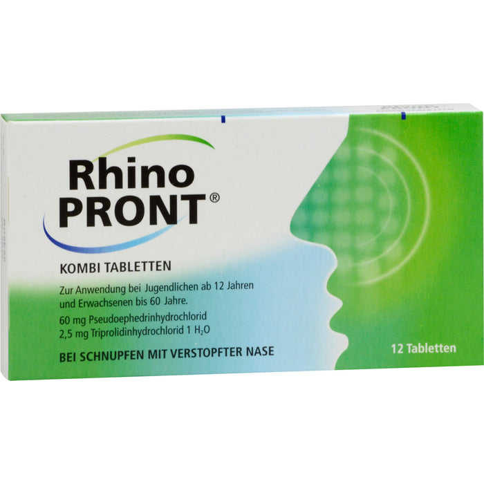 RhinoPRONT Kombi Tabletten, 12 pc Tablettes