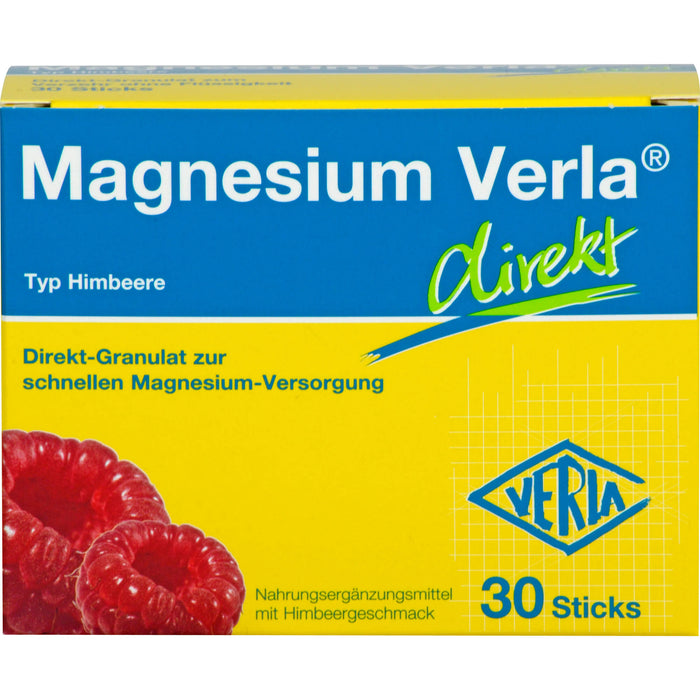 Magnesium Verla direkt Typ Himbeere Sticks, 30 St. Beutel