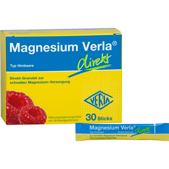 Magnesium Verla direkt Typ Himbeere Sticks, 30 St. Beutel