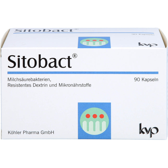 Sitobact Kapseln mit Milchsäurebakterien, 90 pcs. Capsules