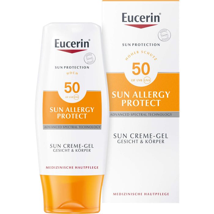 Eucerin Sun Protection Allergy Protect Sun Creme-Gel LSF 50, 150 ml Cream