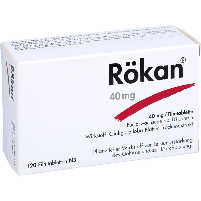 Rökan 40 mg, Filmtbl., 120 St FTA