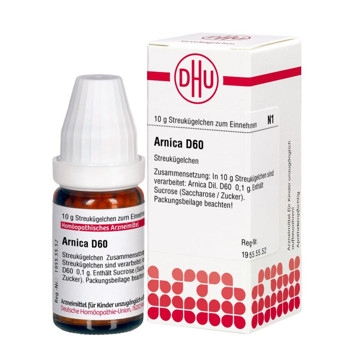 DHU Arnica D60 Streukügelchen, 10 g Globuli