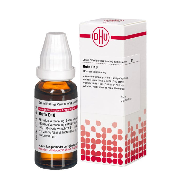 Bufo D10 DHU Dilution, 20 ml Lösung