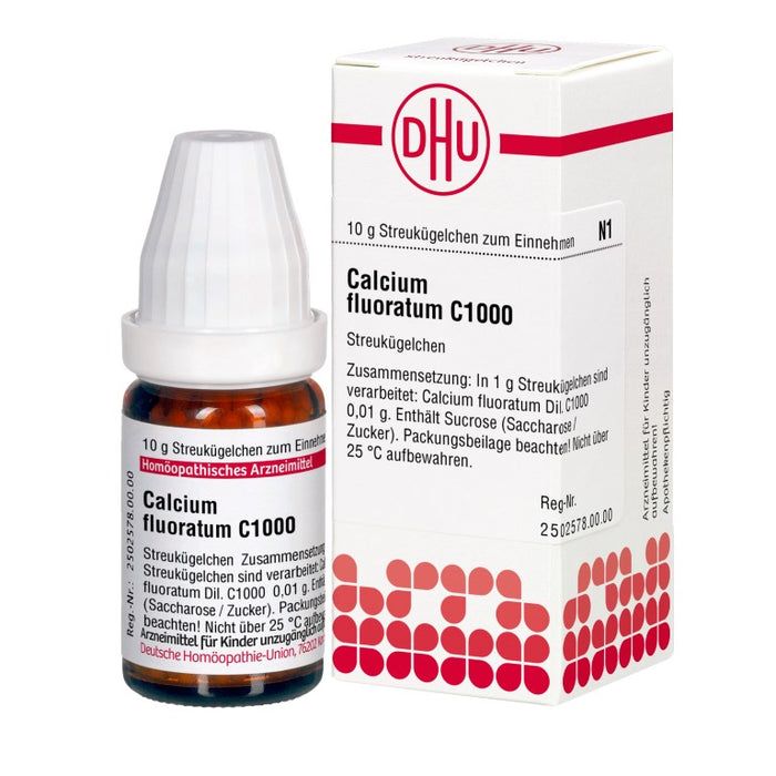 DHU Calcium fluoratum C1000 Streukügelchen, 10 g Globuli