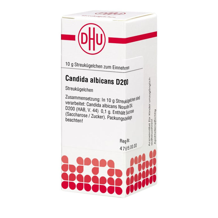 Candida albicans D200 DHU Globuli, 10 g Globuli