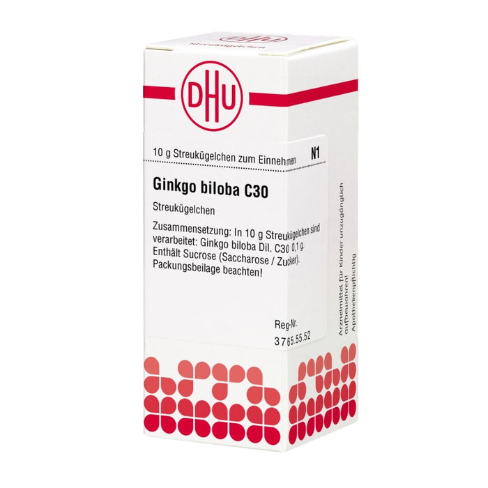 DHU Ginkgo biloba C30 Streukügelchen, 10 g Globules