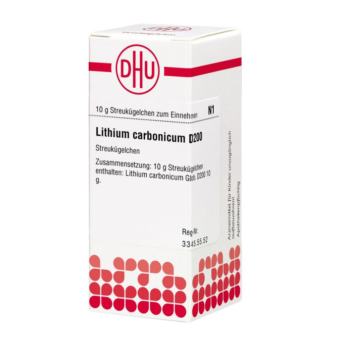 DHU Lithium carbonicum D200 Streukügelchen, 10 g Globules