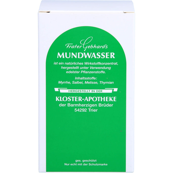 FRATER GEBHARD'S Mundwasser, 100 ml Lösung