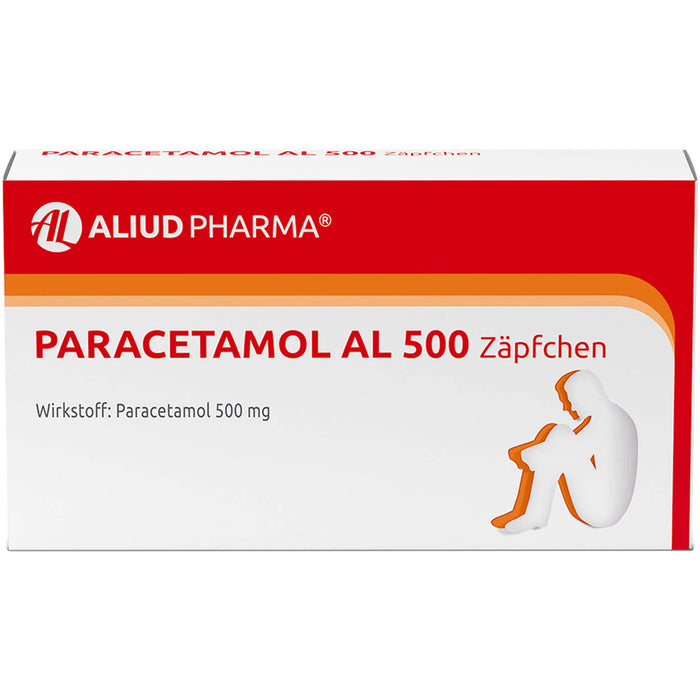 Paracetamol AL 500 Zäpfchen, 10 pc Suppositoires