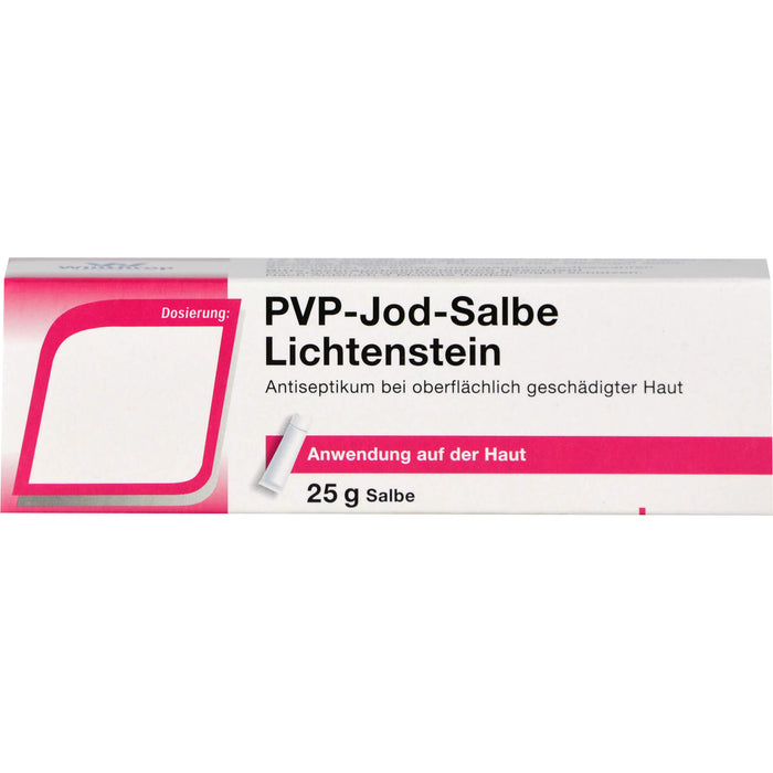 ZENTIVA PVP-Jod-Salbe Lichtenstein 100 mg/g, 25 g Onguent