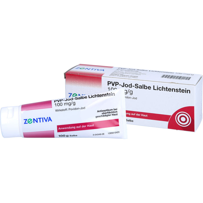 ZENTIVA PVP-Jod-Salbe Lichtenstein 100 mg / g, 100 g Onguent