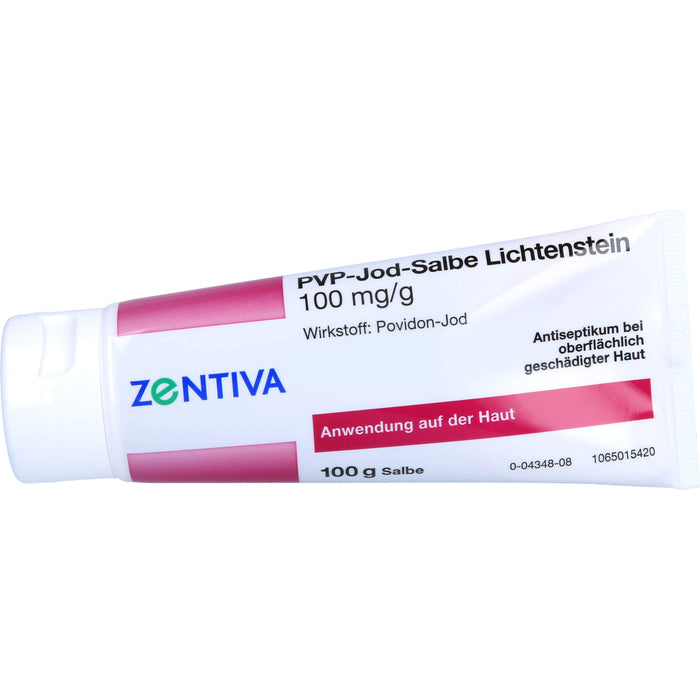 ZENTIVA PVP-Jod-Salbe Lichtenstein 100 mg / g, 100 g Onguent