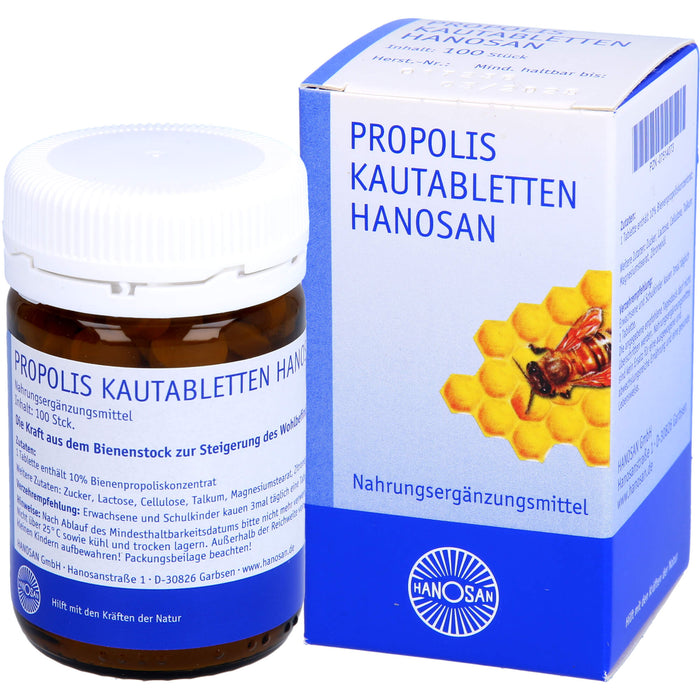 Propolis Kautabletten HANOSAN, 100 pcs. Tablets