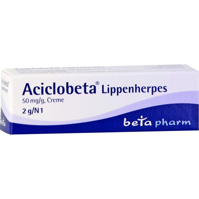 Aciclobeta Lippenherpes Creme, 2 g Crème