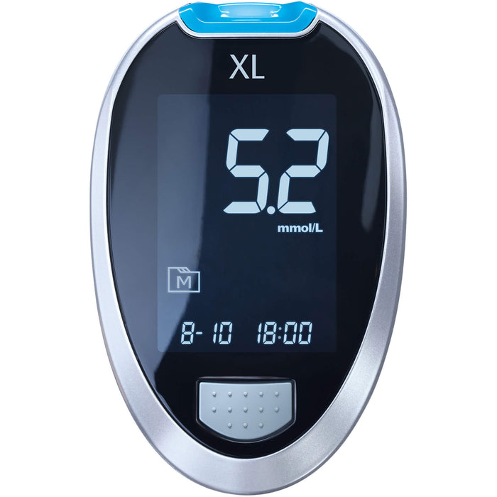 GlucoCheck XL Blutzuckermessgerät Set mmol/l, 1 St