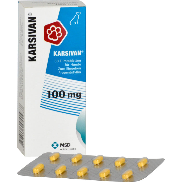 KARSIVAN 100 mg Filmtabletten für Hunde, 60 pc Tablettes