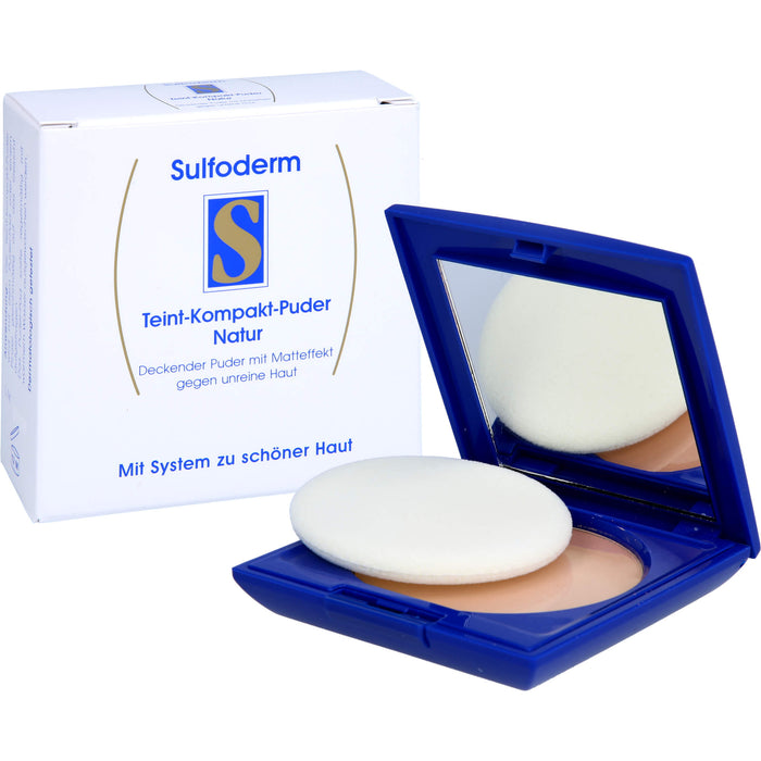 Sulfoderm S Teint-Kompakt-Puder Natur, 10 g Powder