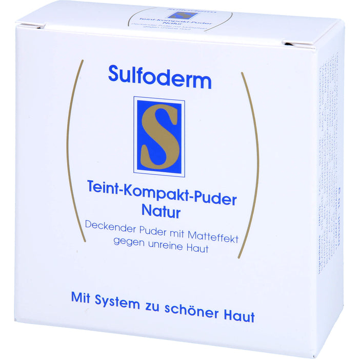 Sulfoderm S Teint-Kompakt-Puder Natur, 10 g Poudre