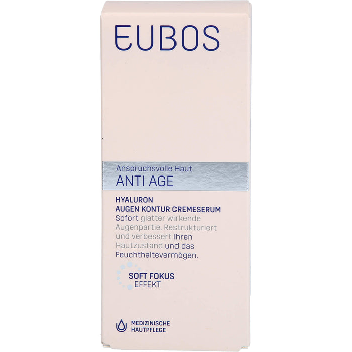 EUBOS Sensitive Hyaluron Augen Kontur CremeSerum, 15 ml Crème