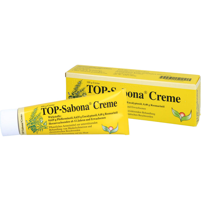 TOP Sabona Creme bei Muskelschmerzen und rheumatischen Beschwerden, 100 g Cream