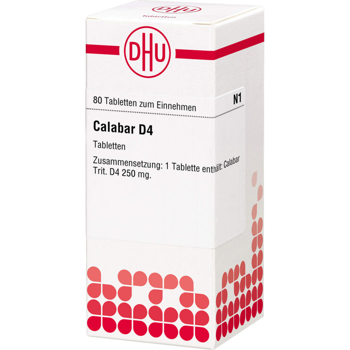 Calabar D4 DHU Tabletten, 80 St. Tabletten