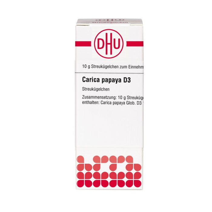 DHU Carica papaya D3 Streukügelchen, 10 g Globules