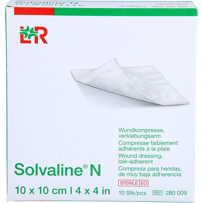 Solvaline N 10x10 cm, 10 St. Kompressen