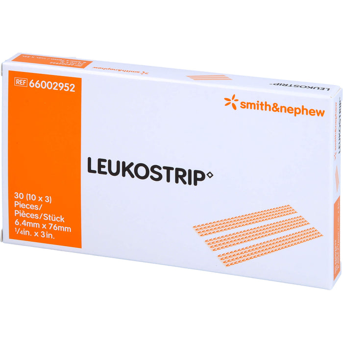 LEUKOSTRIP Wundnahtstreifen 6,4 cm x 7,6 cm steril, 30 pc Pansement