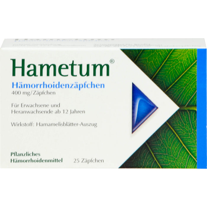 Hametum Hämorrhoidenzäpfchen, 25 pc Suppositoires